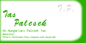 tas palcsek business card